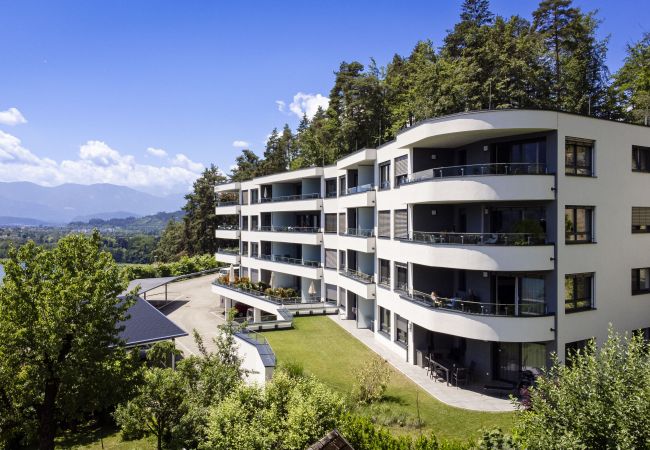 Ferienwohnung in Annenheim am Ossiacher See - Apartment Seensucht mit Seeblick