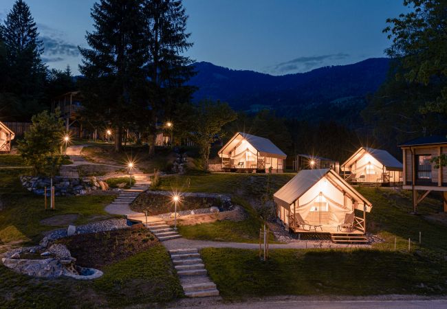 Ferienhaus in Kötschach-Mauthen - Luxus Zelt Safari für 4 Personen