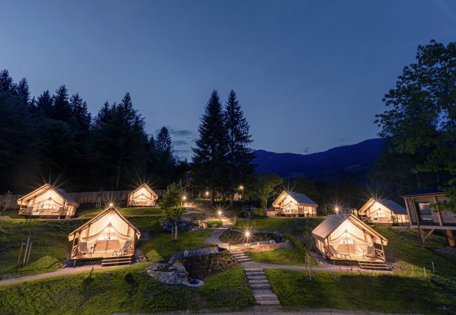 Ferienhaus in Kötschach-Mauthen - Luxus Zelt Safari für 4 Personen